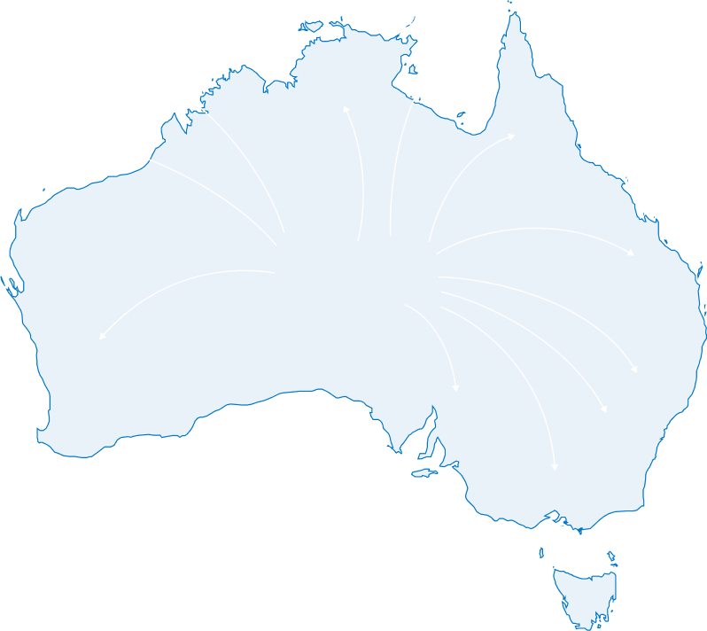 Map of Australia